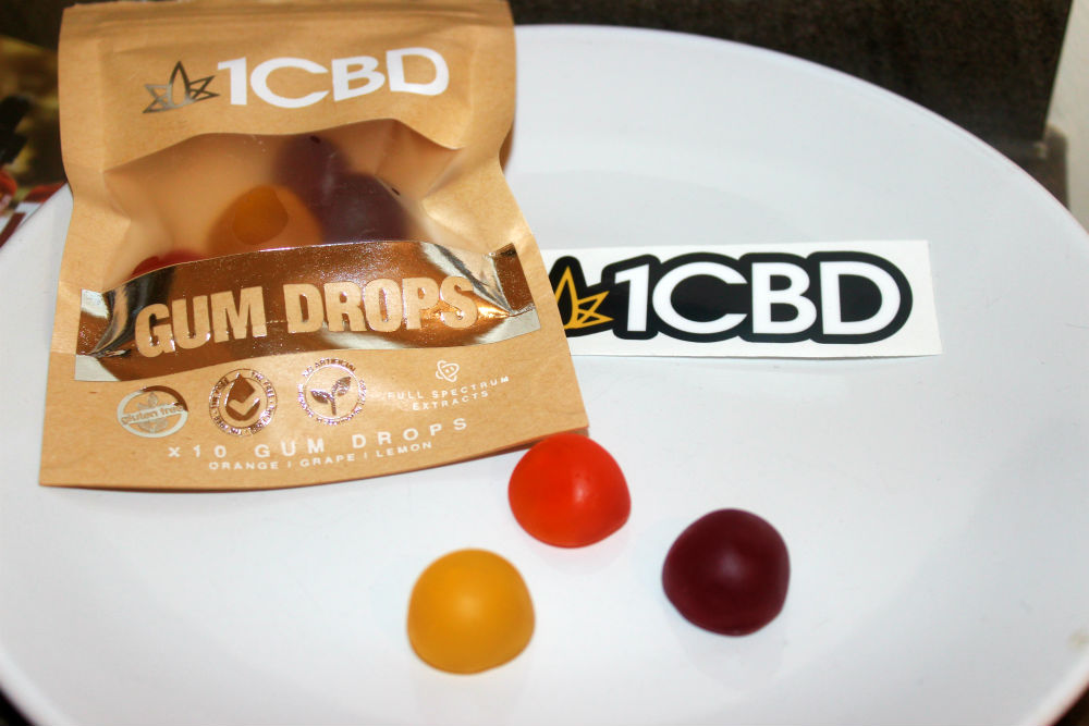 1CBD 10mg CBD Gum Drops Review