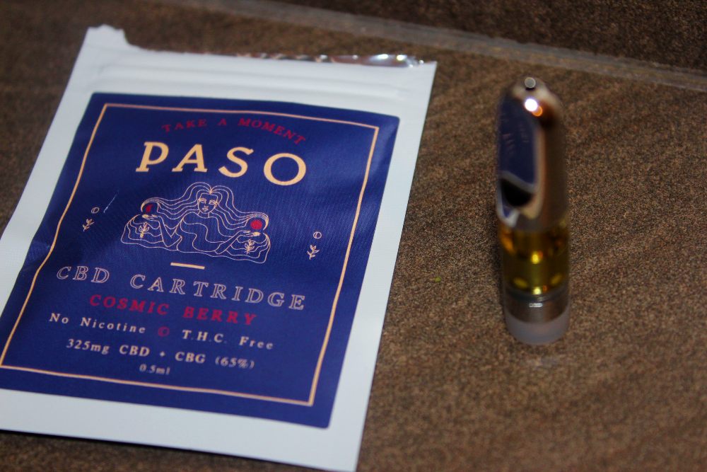 Paso CBD - Cosmic Berry 65% CBD Vape Cartridge Review