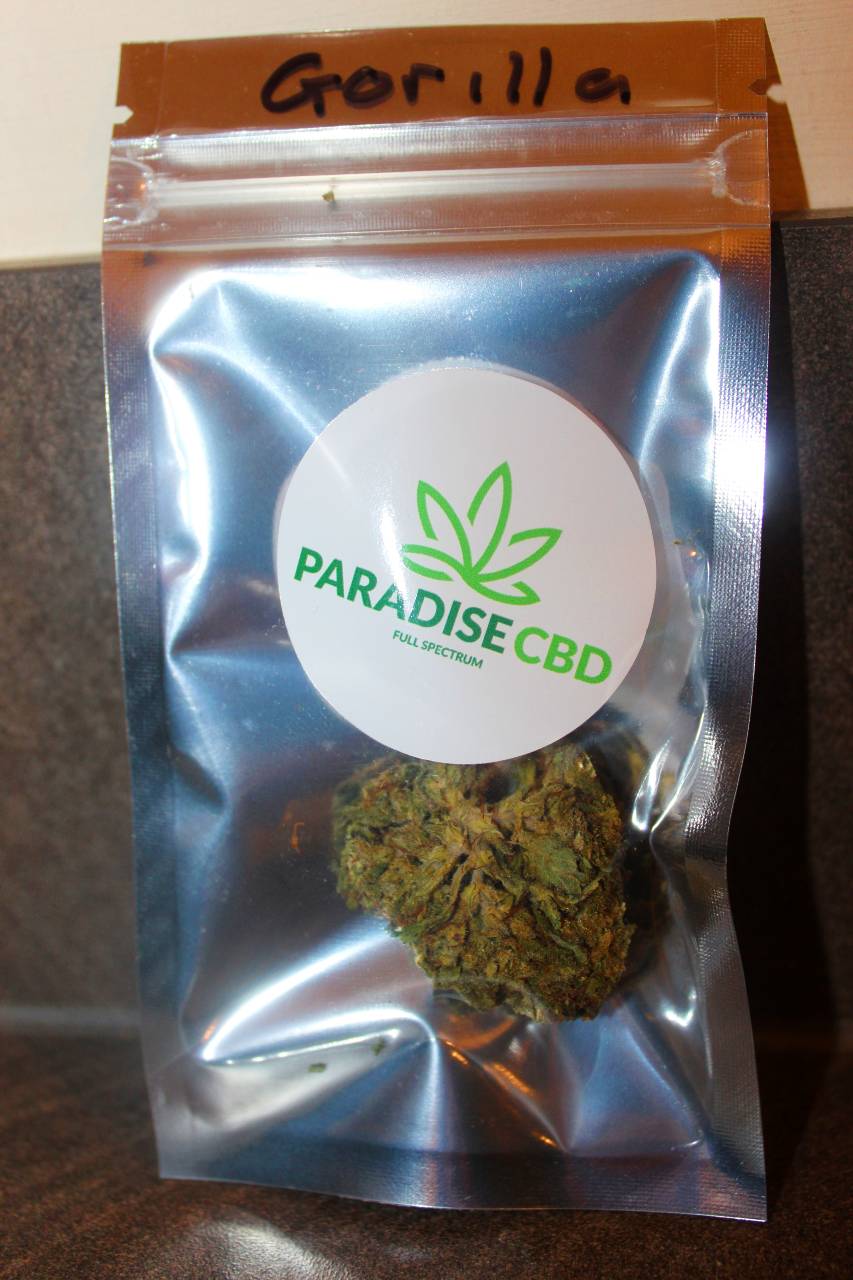 Paradise CBD - Gorilla Glue 24% CBD Flower Review