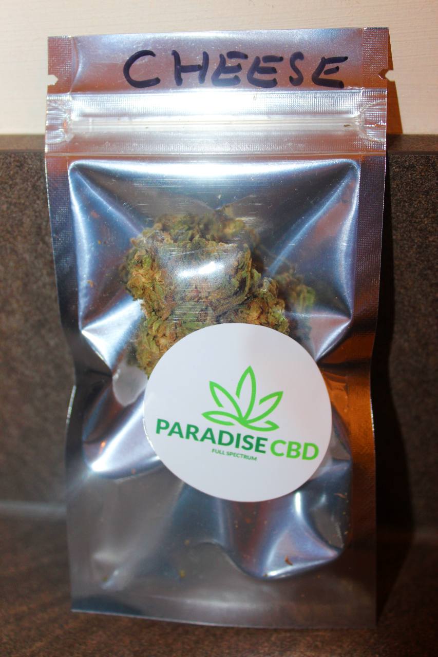 Paradise CBD – Blue Cheese 23% CBD Flower Review