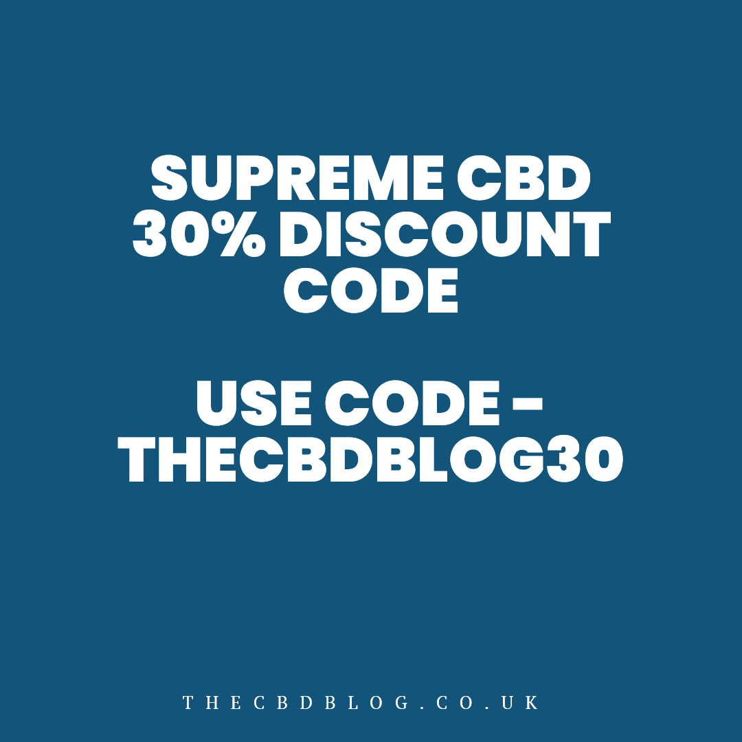 Supreme CBD 30% Off Discount Code