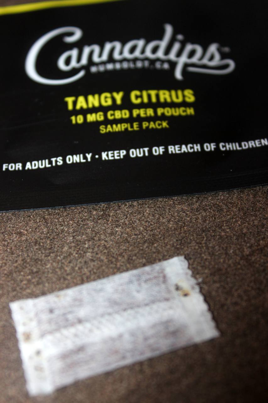 Cannadips Tangy Citrus Hemp CBD Pouches Review