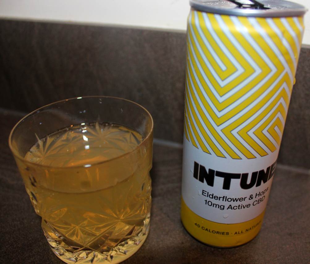 INTUNE CBD Drinks Elderflower & Hops Review
