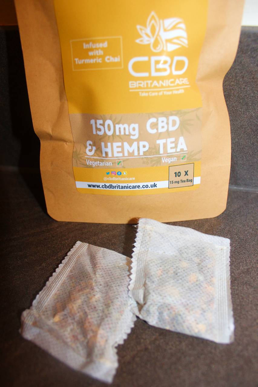 CBD Britanicare - 150mg CBD & Hemp Tea Infused With Turmeric Chai Review