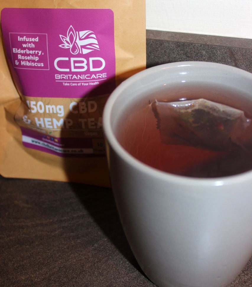 CBD Britanicare – 150mg CBD & Hemp Tea Infused With Elderberry, Rosehip & Hibiscus Review