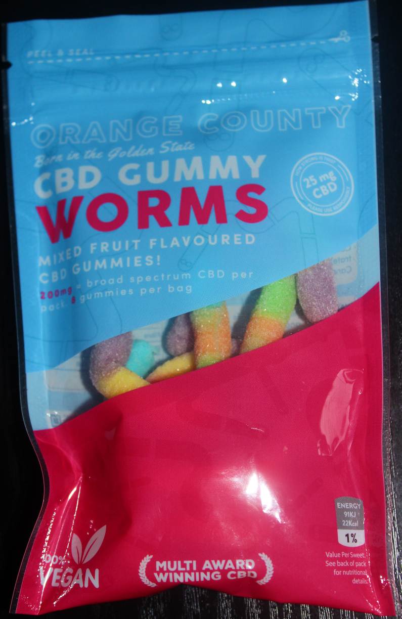 Orange County CBD Gummy Worms Grab Bag (200mg) Review