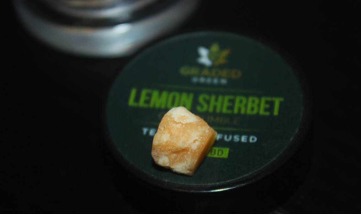 Lemon Sherbet CBD Crumble Graded Green Review