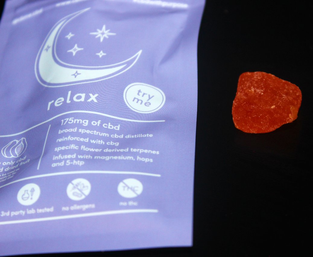 cbme – Relax (Papaya) CBD Dried Fruit Pieces Review