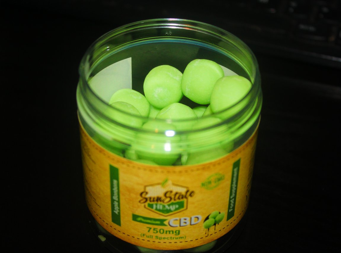 Sun State Hemp - 750mg CBD Apple Bonbons Review