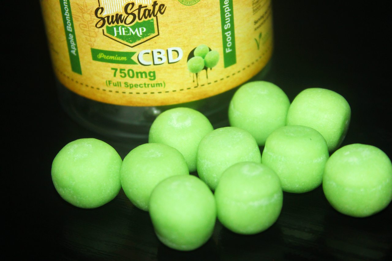 Sun State Hemp UK 750mg Full Spectrum CBD Apple Bonbons Review