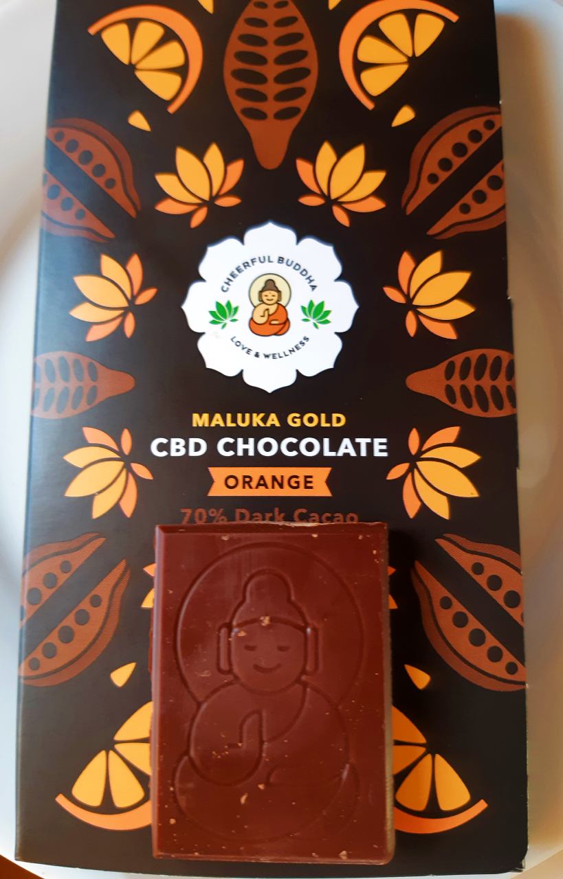 Cheerful Buddah - Handcrafted 'Bean-to-Bar' CBD Infused 70% Dark Chocolate Review