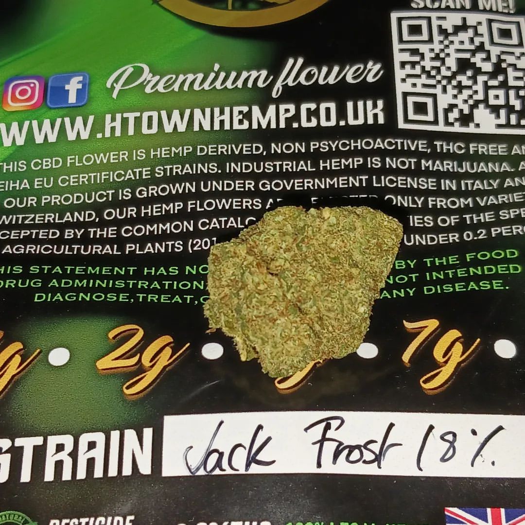 H-Town Hemp – Jack Frost 18% CBD Flower Review