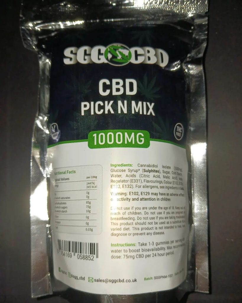 SGG CBD - 1000mg CBD Pick N Mix Gummies Review
