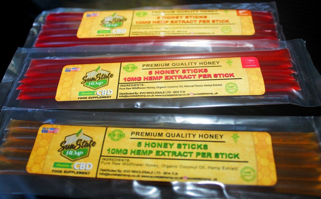 Sun State Hemp UK - 10mg CBD Honey Sticks Review