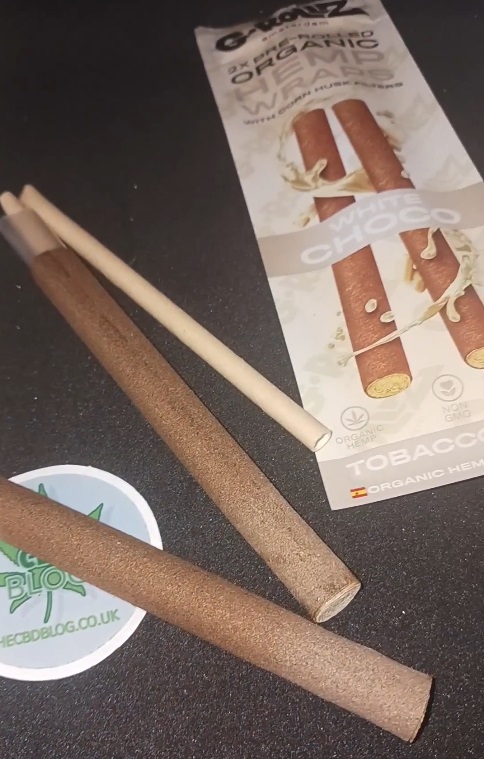 G-Rollz - White Choco Flavour Pre-Rolled Organic Hemp Wraps Review