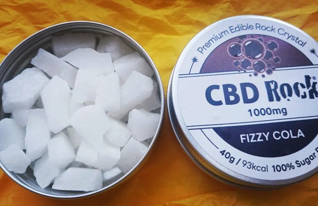 Fizzy Cola flavour 1000mg CBD Edible Xylitol Rock Review