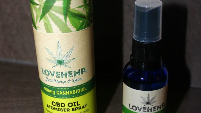 Love Hemp® 400mg CBD Oil Lemon Spray 30ml Review