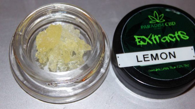 Paradise CBD – Lemon Haze CBD Shatter Review