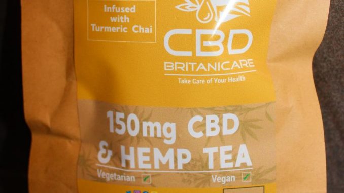 CBD Britanicare - 150mg CBD & Hemp Tea Infused With Turmeric Chai Review