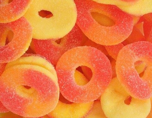 Orange County CBD - CBD Gummy Fizzy Peach Rings