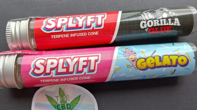 SPLYFT - Gelato & Gorilla Glue Cannabis Terpene Infused Cones Review
