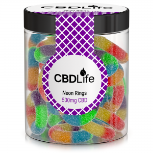 CBDLife CBD Gummy Neon Rings
