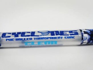 Cyclones - Blueberry Flavour Pre Rolled Transparent Cone Review - Cannabis Culture