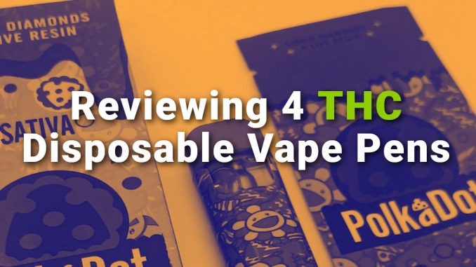 Reviewing 4 THC Disposable Vape Pens - Cannabis Culture