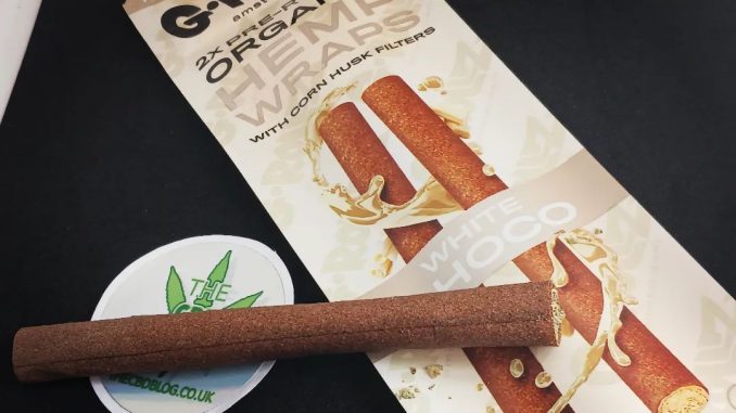 G-Rollz – White Choco Flavour Pre-Rolled Organic Hemp Wraps Review