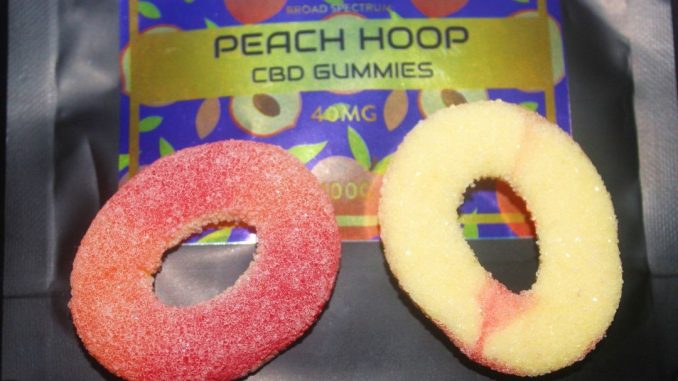 Purple Seal CBD - 40mg Peach Hoops CBD Gummies Review