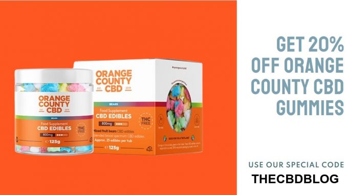 Get 20% Discount Off Orders at Orange County CBD using our special code - THECBDBLOG